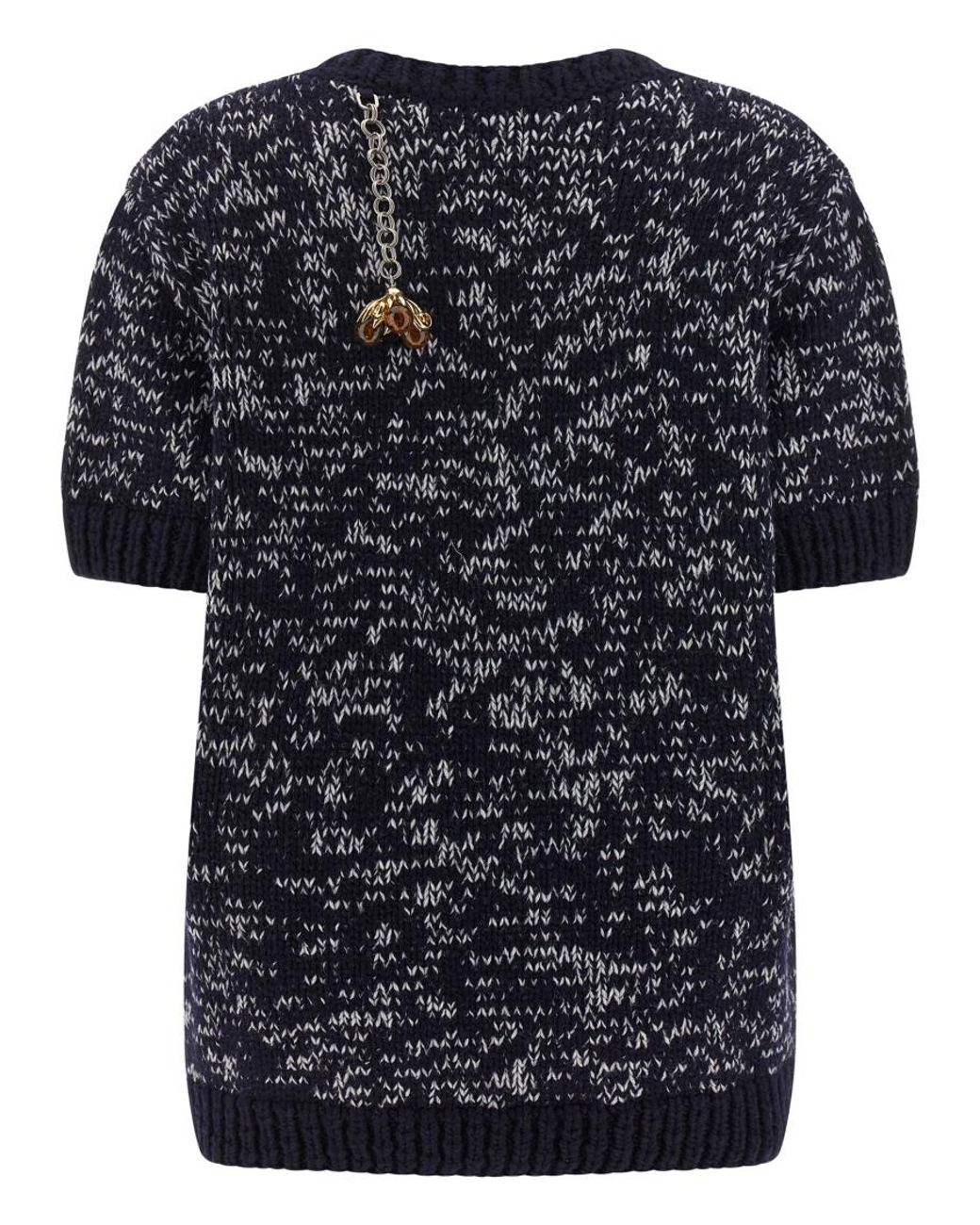 Prada Black Crew Neck Sweater