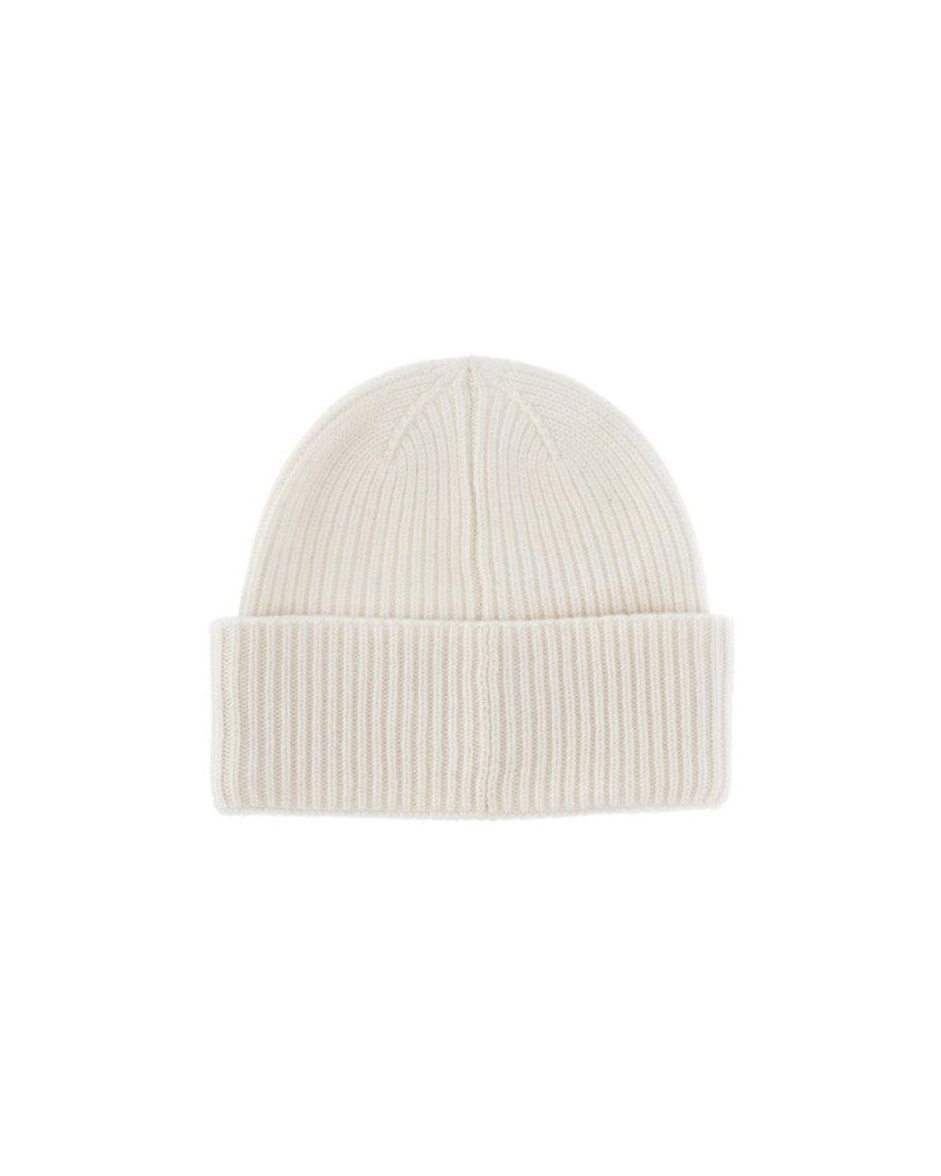 Max Mara White Logo Beanies Hat