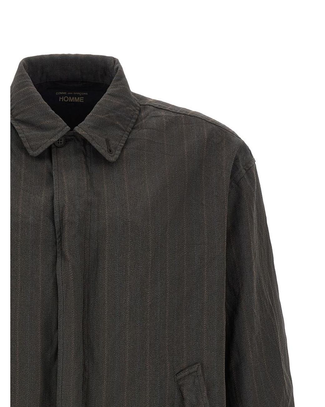 Comme des Garçons Black Striped Jacket for men