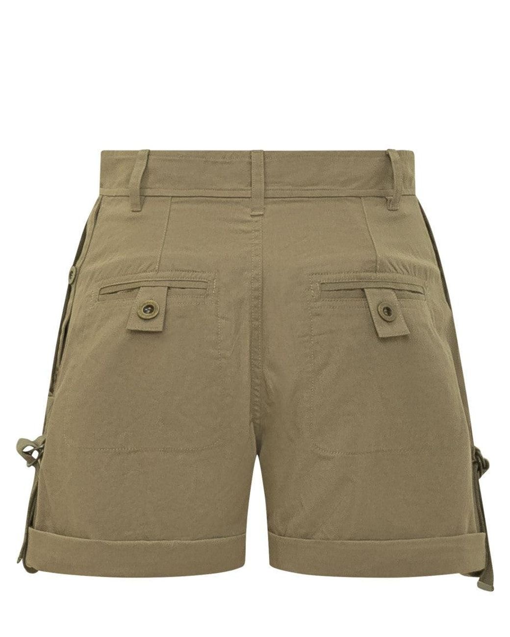 Isabel Marant Green Solid Shorts