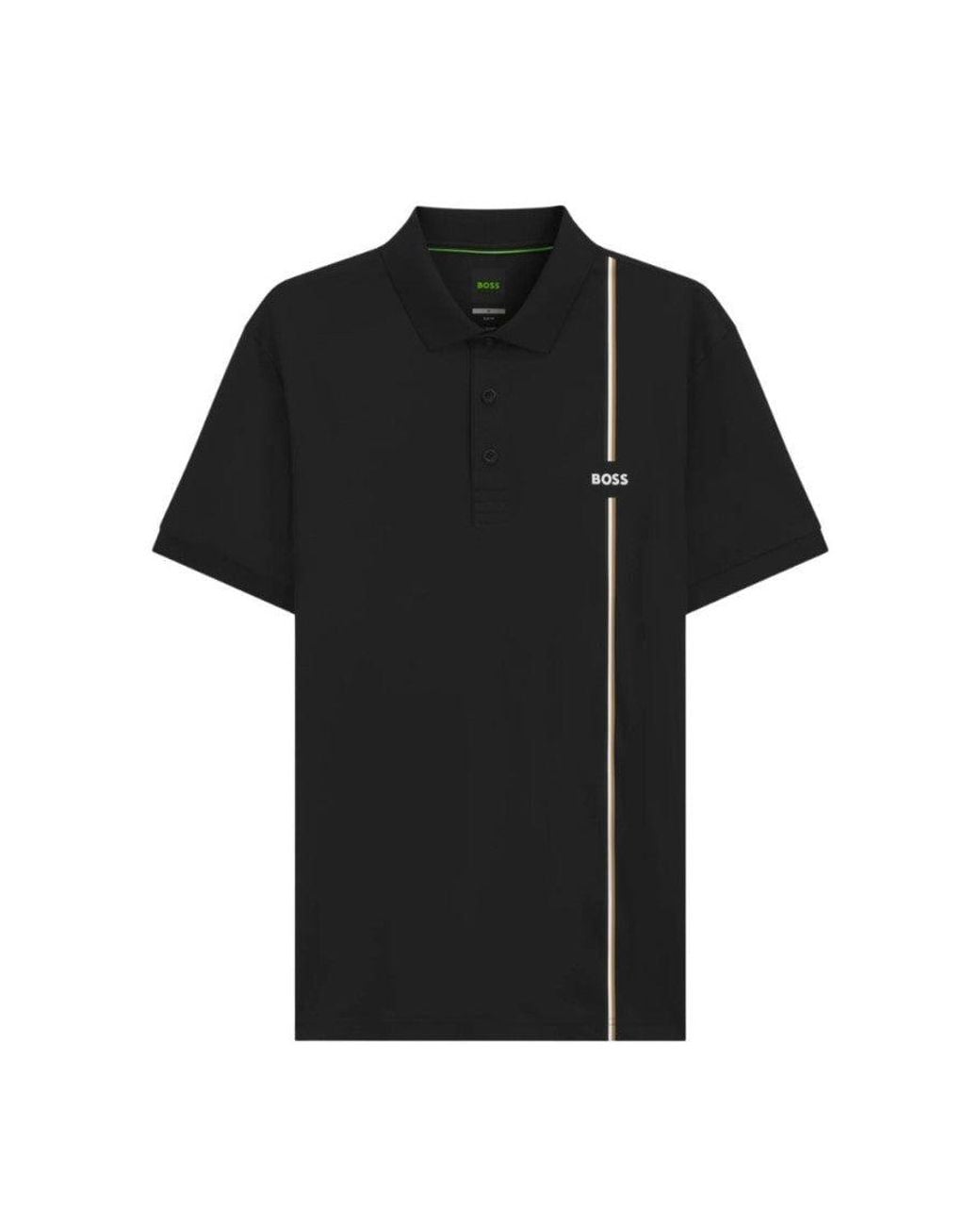Boss Black Logo Shirt Collar Polo for men