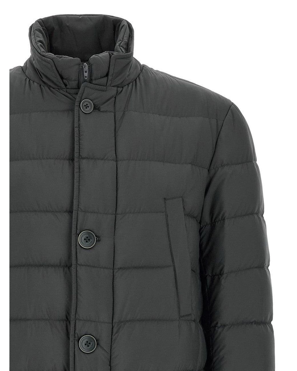 Herno Gray 'Il Cappotto' Down Jacket for men