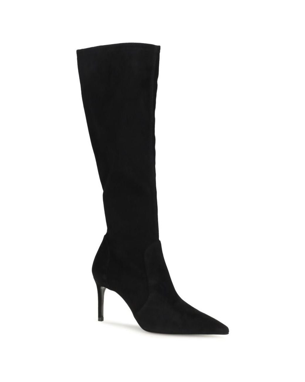Stuart Weitzman Black Leather Power Boots