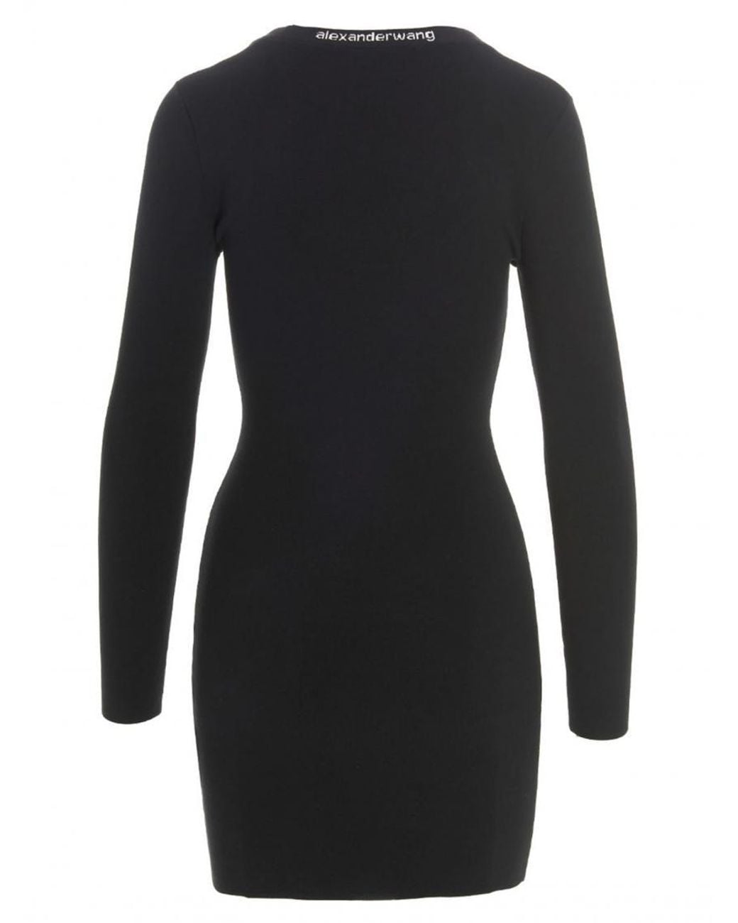 Alexander Wang Black Logo Dress