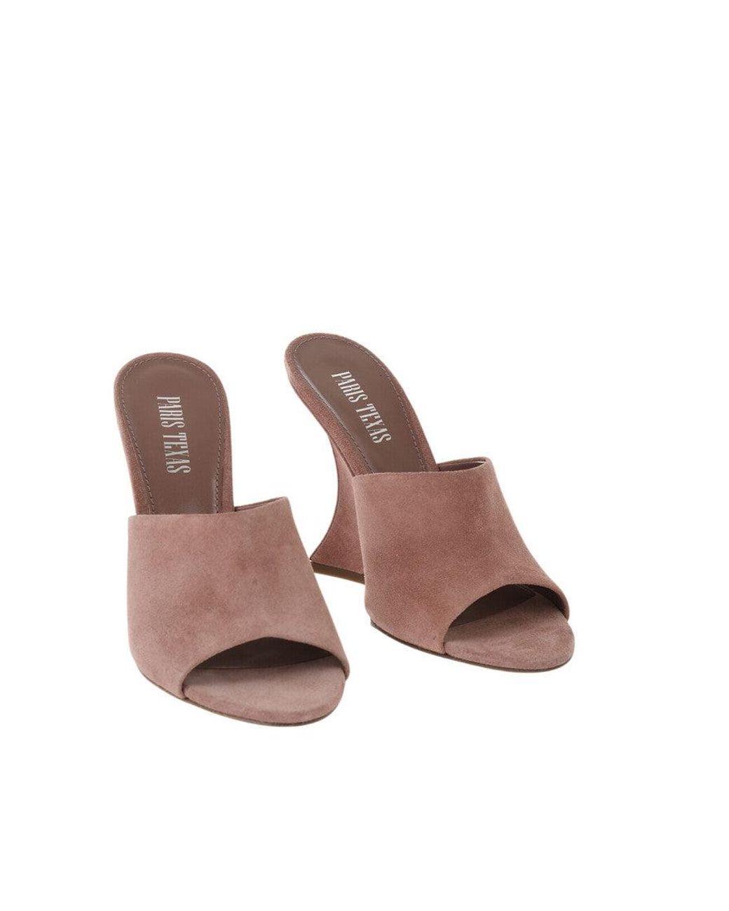 Paris Texas Pink Suede Wedges