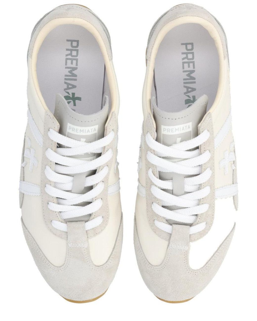 Premiata White Logo Jackyx-25D Sneakers