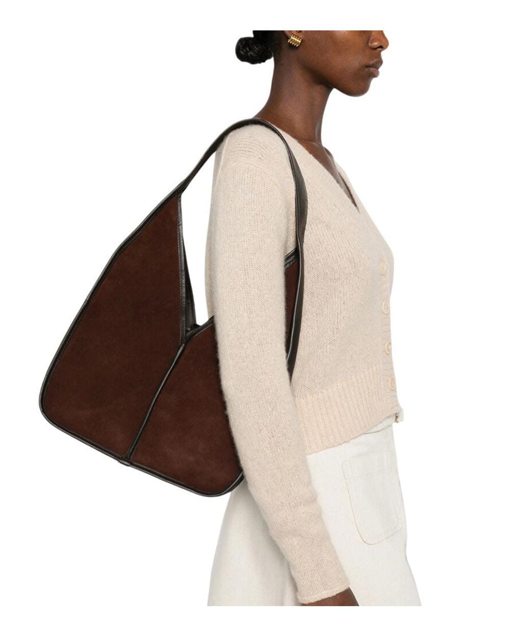 Hereu Brown Calella Large Shoulder Bag