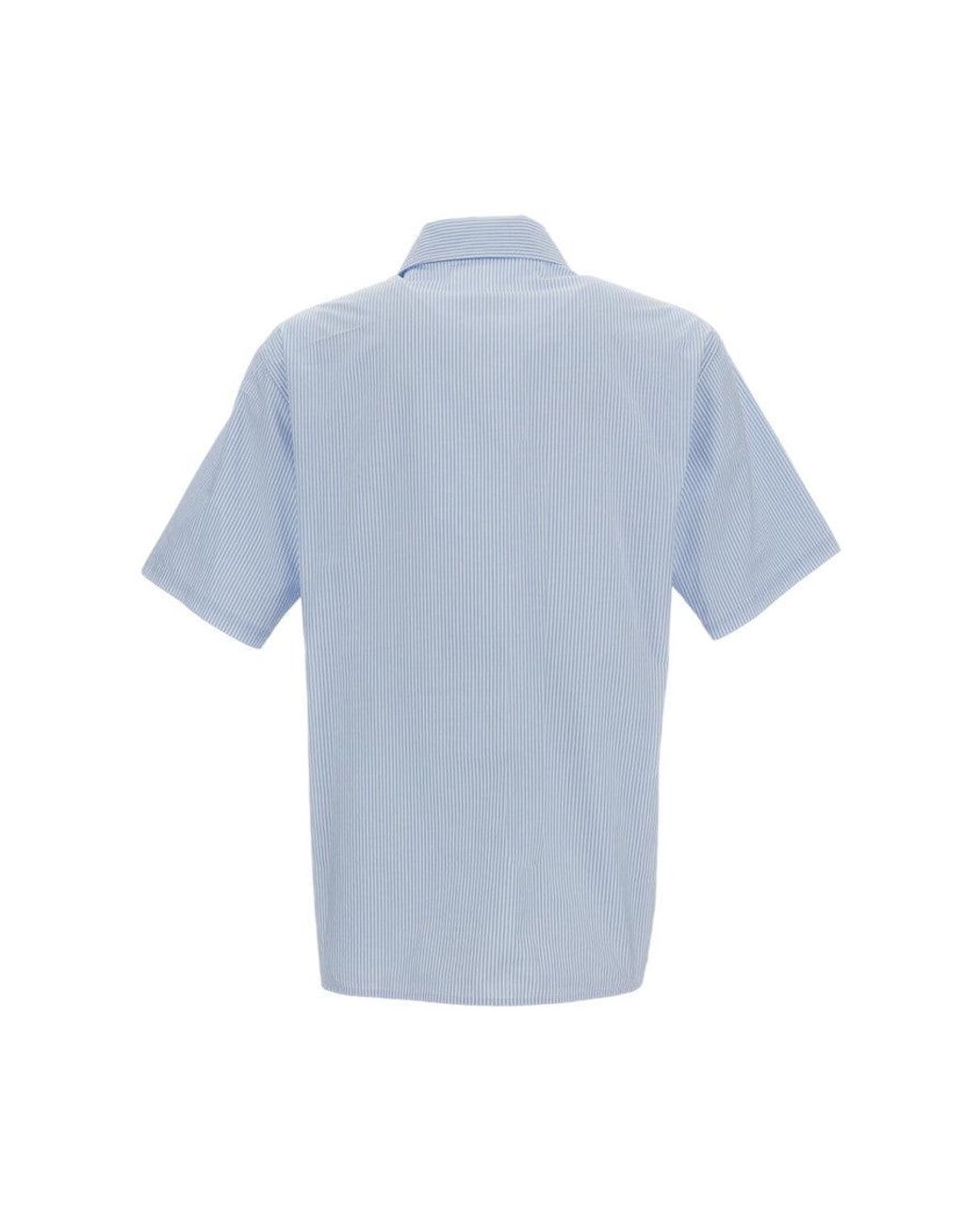 MM6 by Maison Margiela Blue Sky Stripes Shirts for men