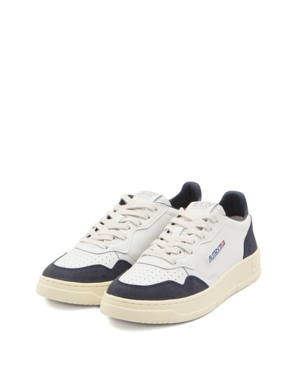 Autry White Medalist Low for men