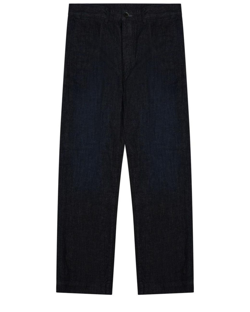 Nine:inthe:morning Blue Dark Straight Jeans for men