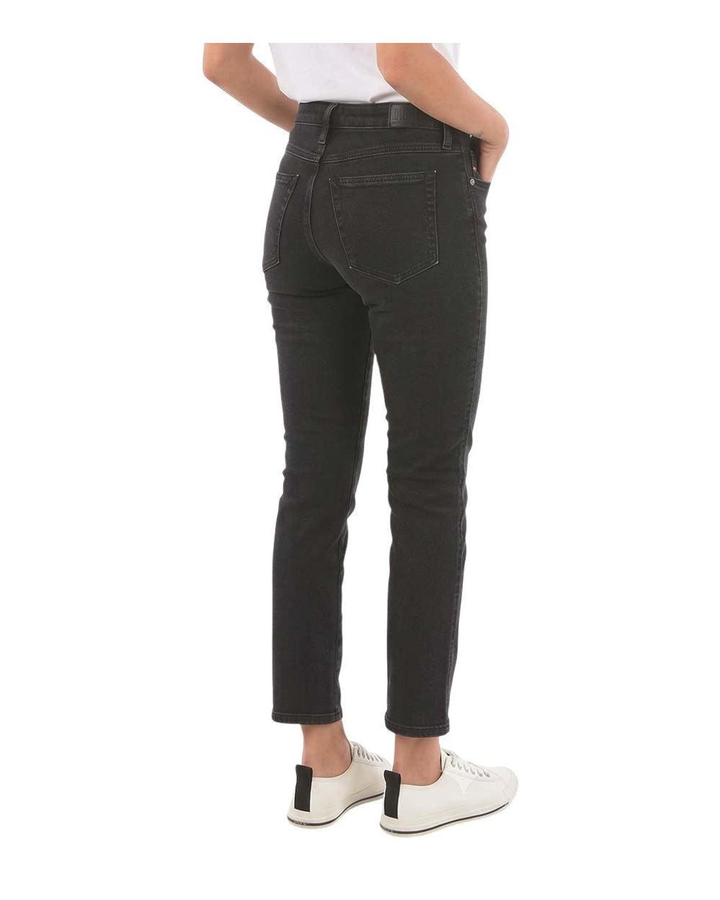DIESEL Black Skinny High Rise Jeans