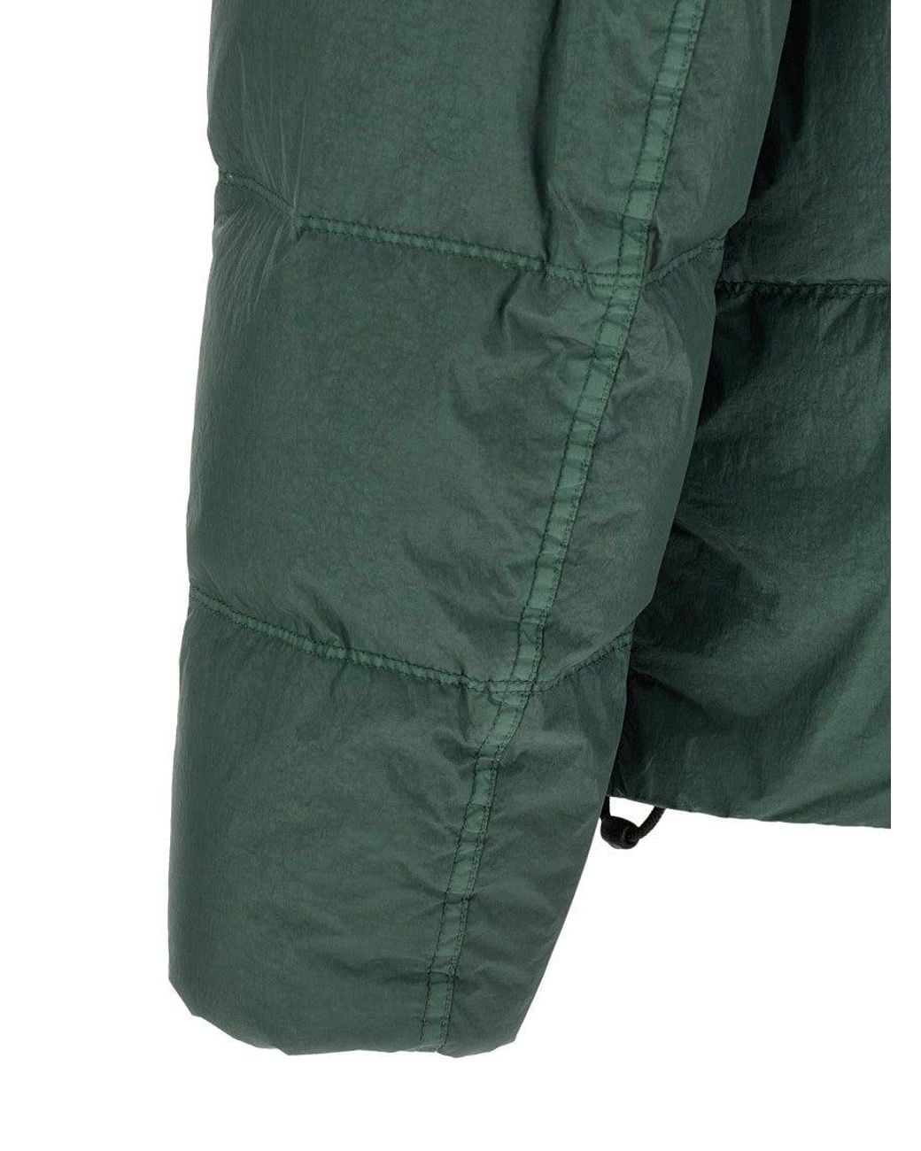 Stone Island Green '4100109' Down Jacket for men