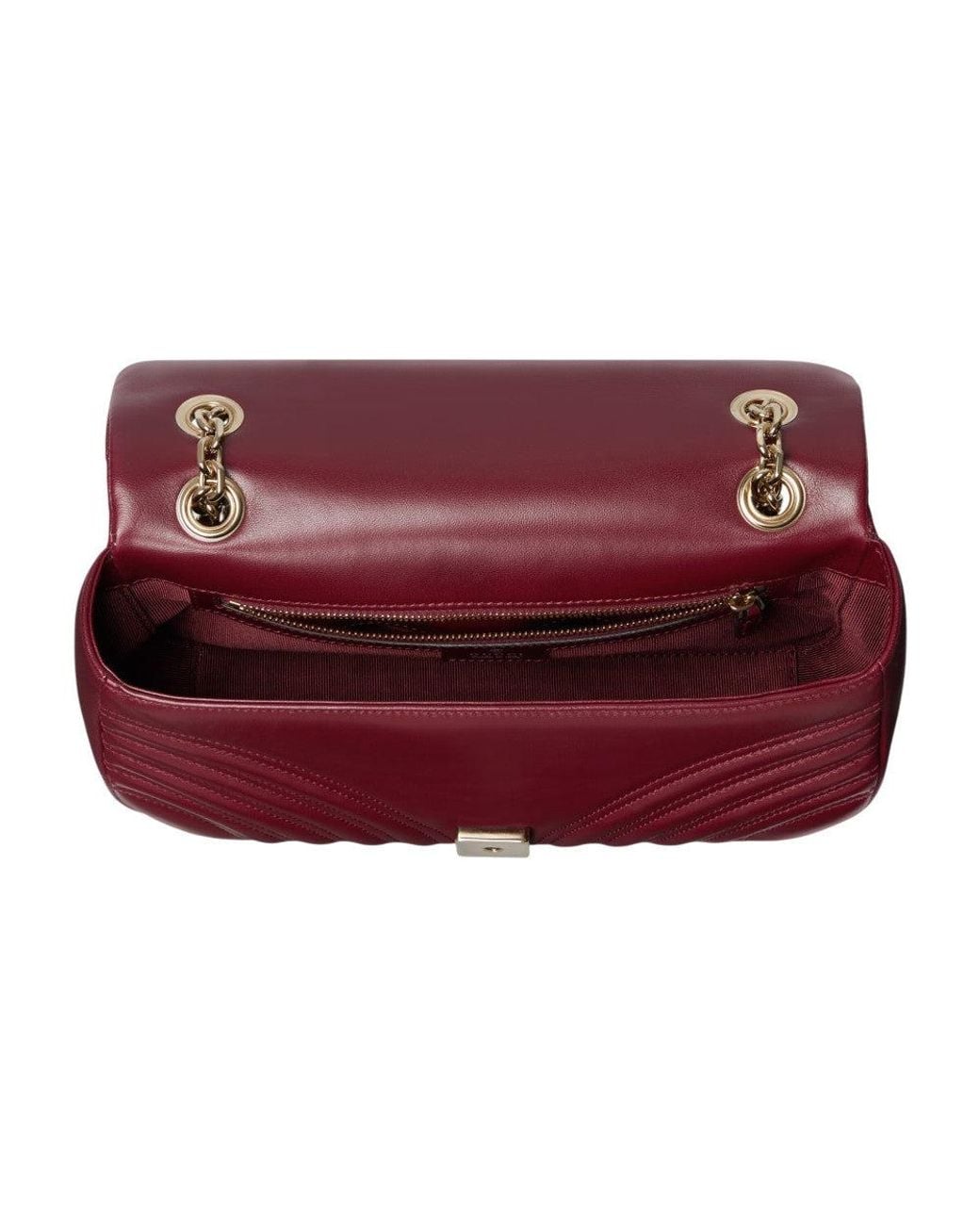 Gucci Purple Marmont Medium Shoulder Bag