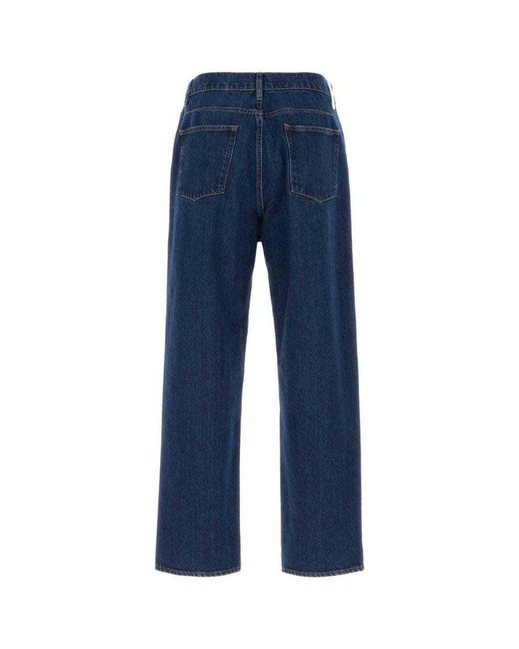 Jil Sander Blue High Rise Jeans for men