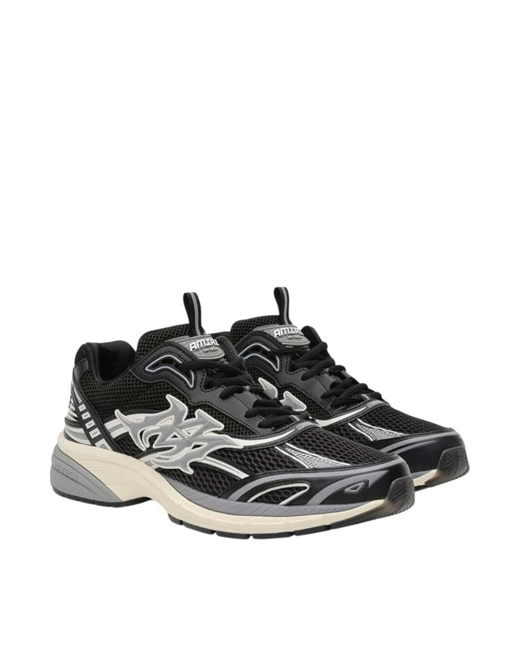 Amiri Black Logo Runner Sneakers for men