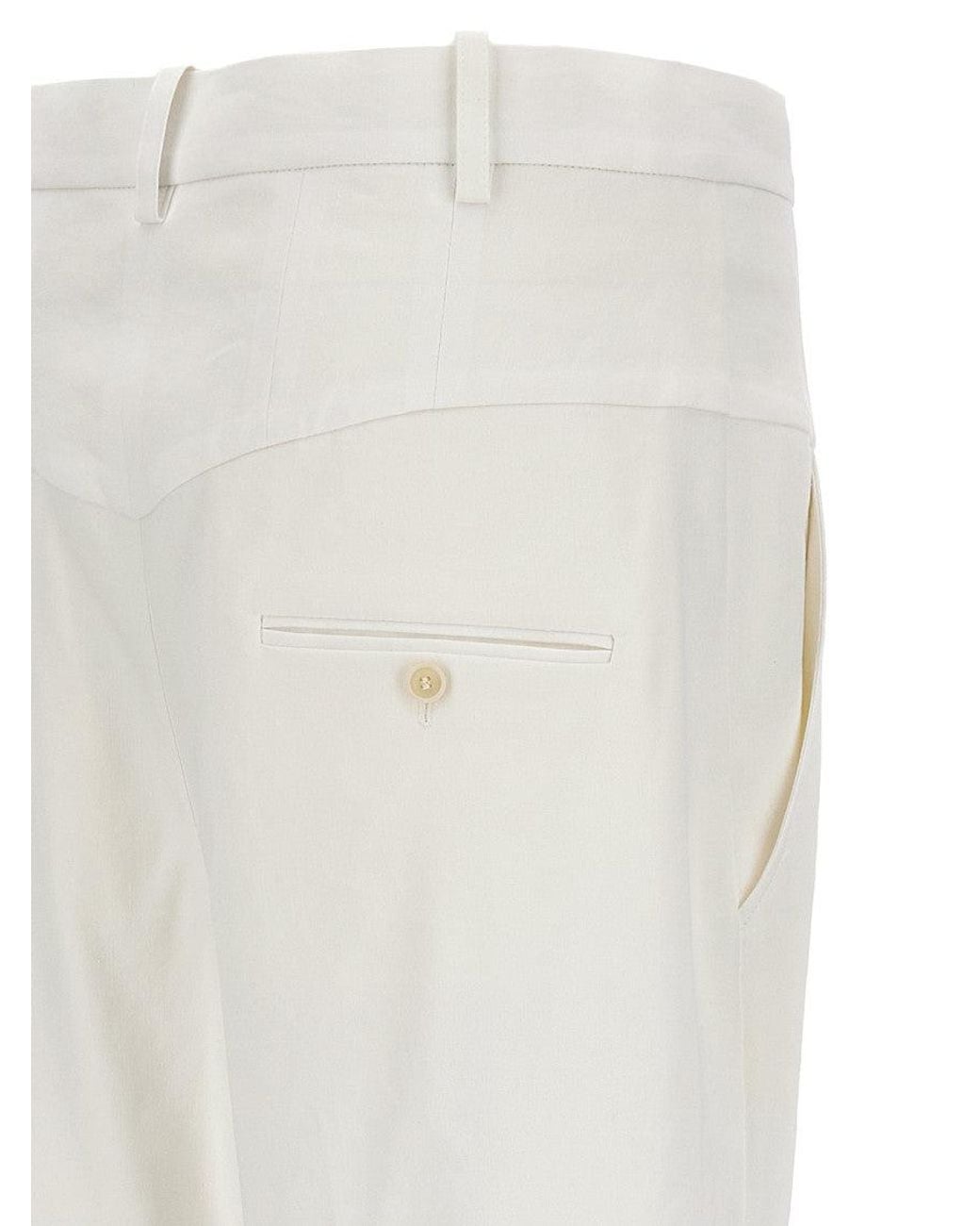 Isabel Marant White Staya Trousers