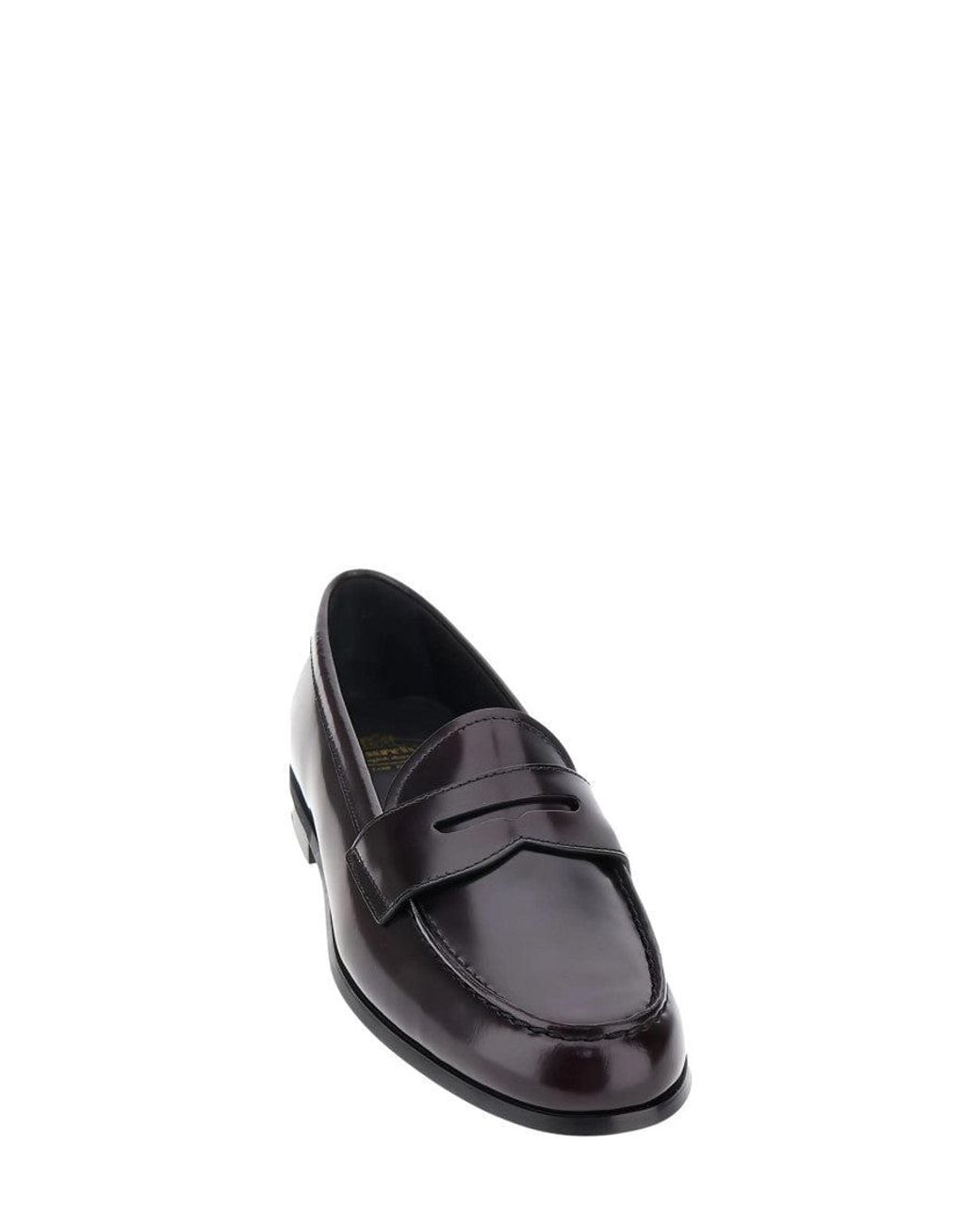 Church's White Leather Loafers