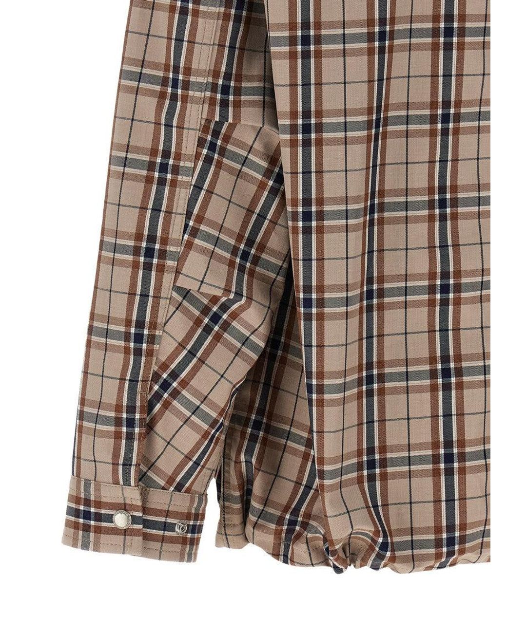 Comme des Garçons Brown Oversized Overshirt for men