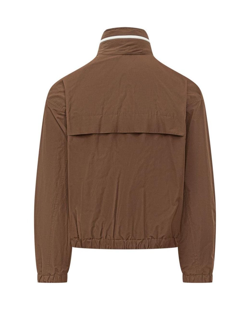 AMI Brown Mock Collar Jacket for men
