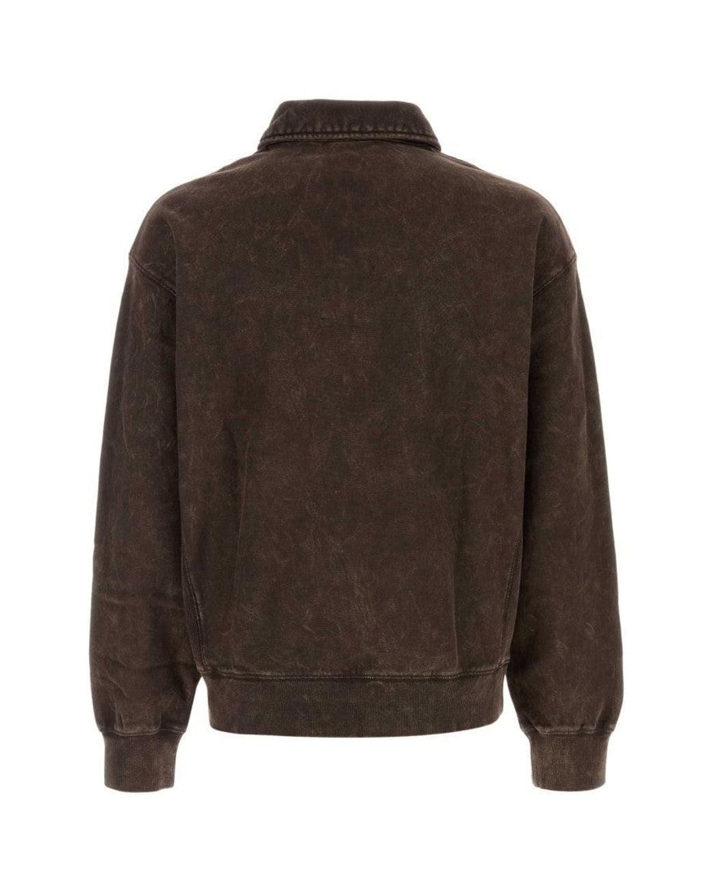 Carhartt Brown Dark Polo Sweatshirt for men