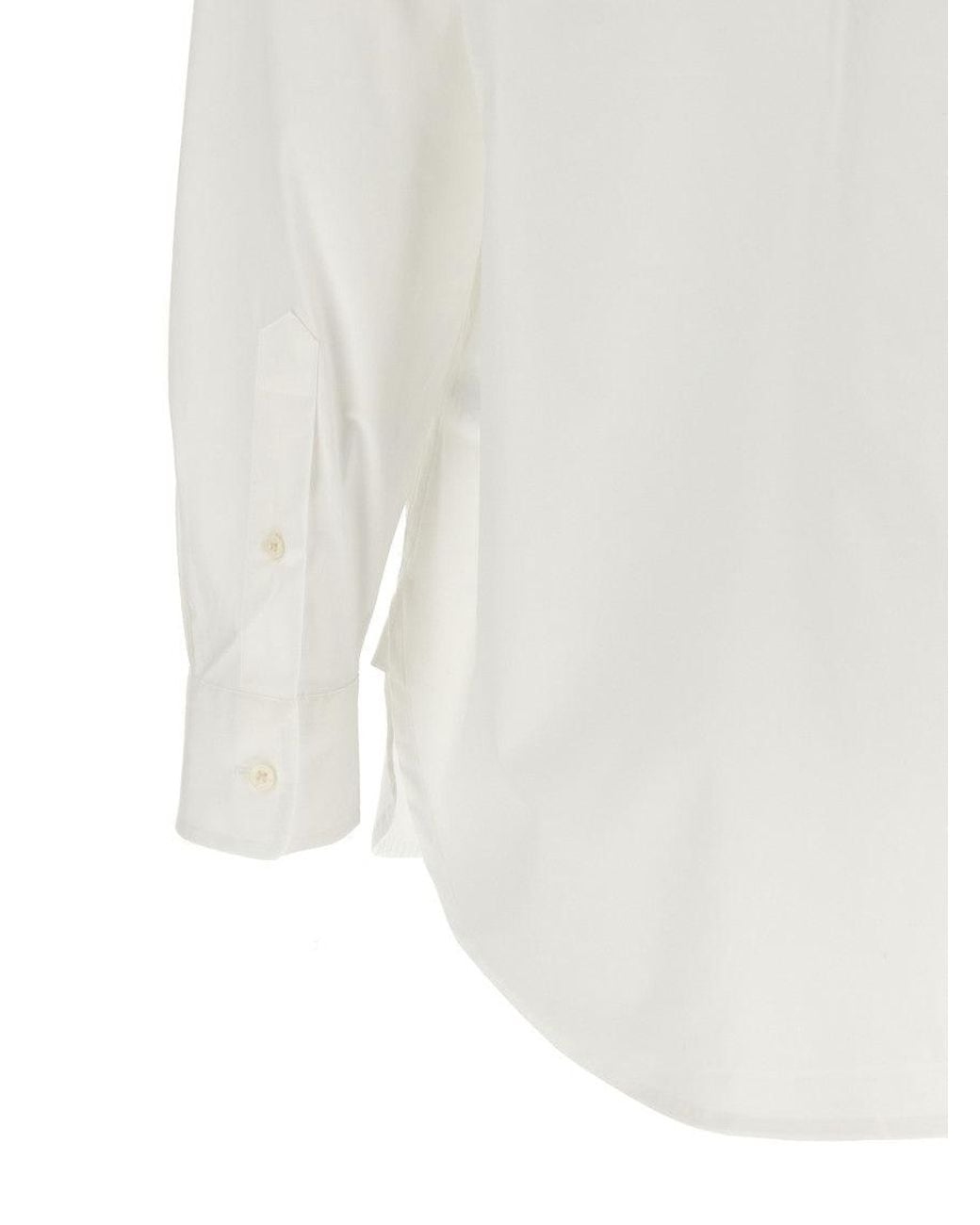 Ralph Lauren White Regular Embroidered Shirt