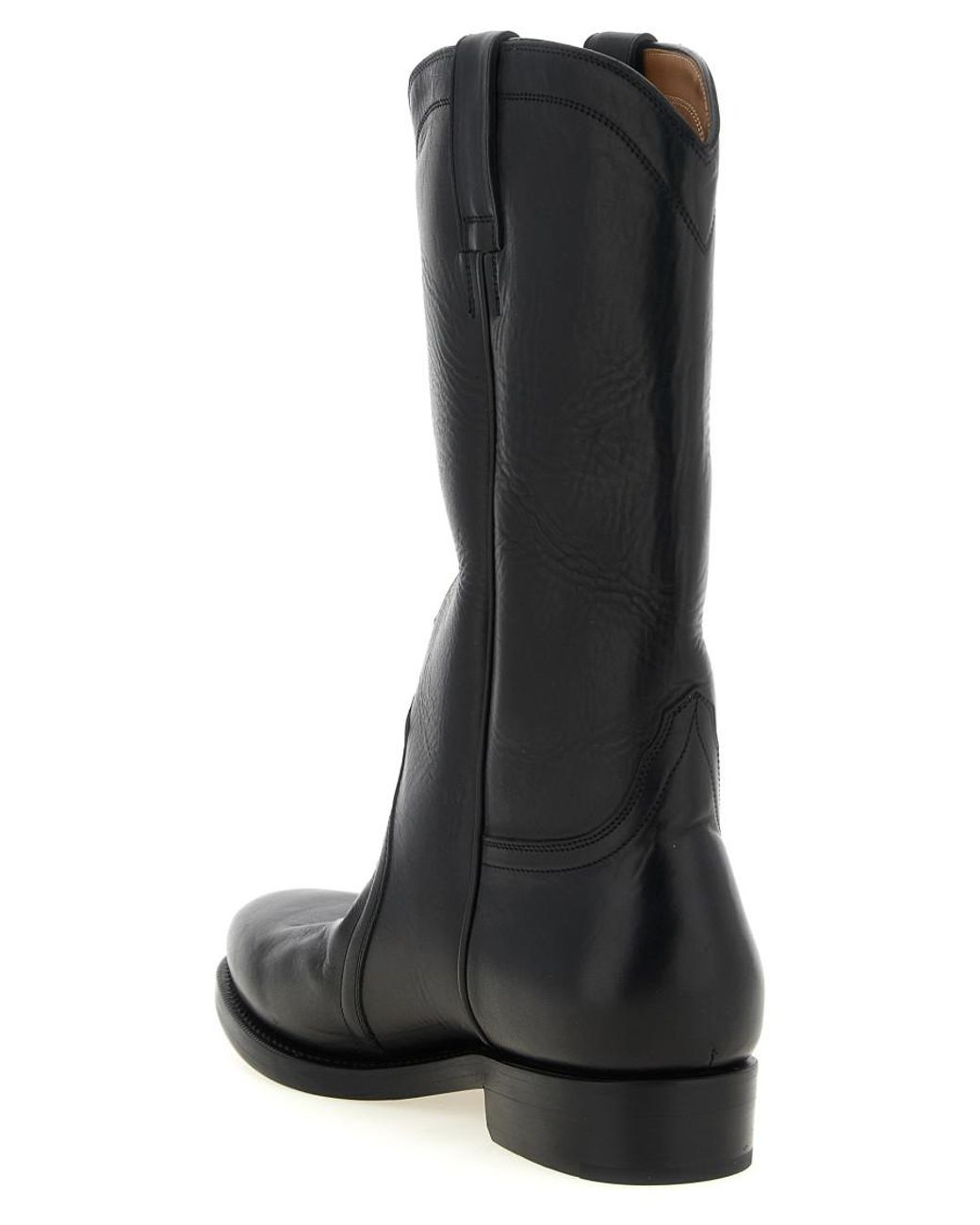 Jil Sander Black Bruce Boots for men