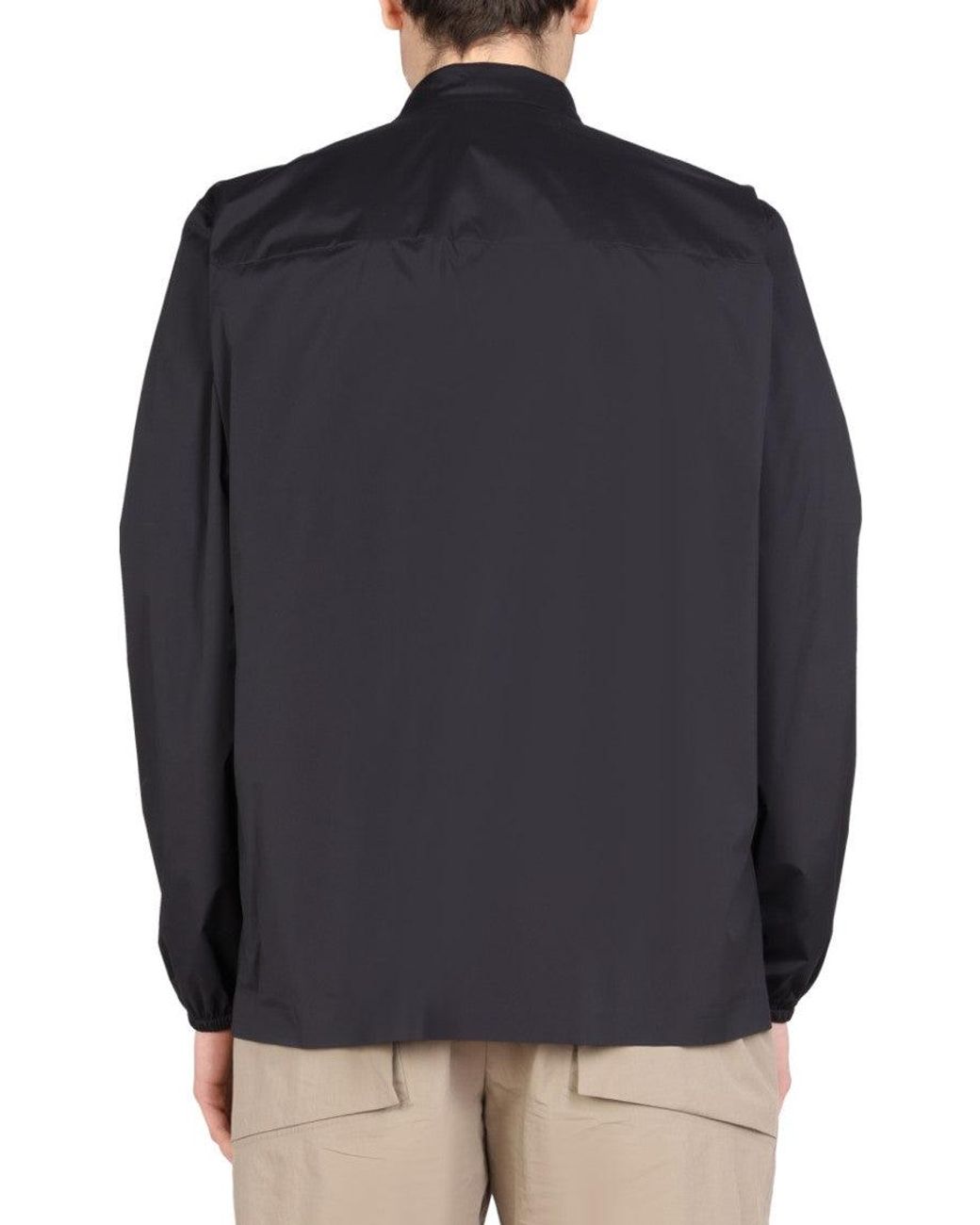 Monobi Blue Solid Shirt Jackets for men