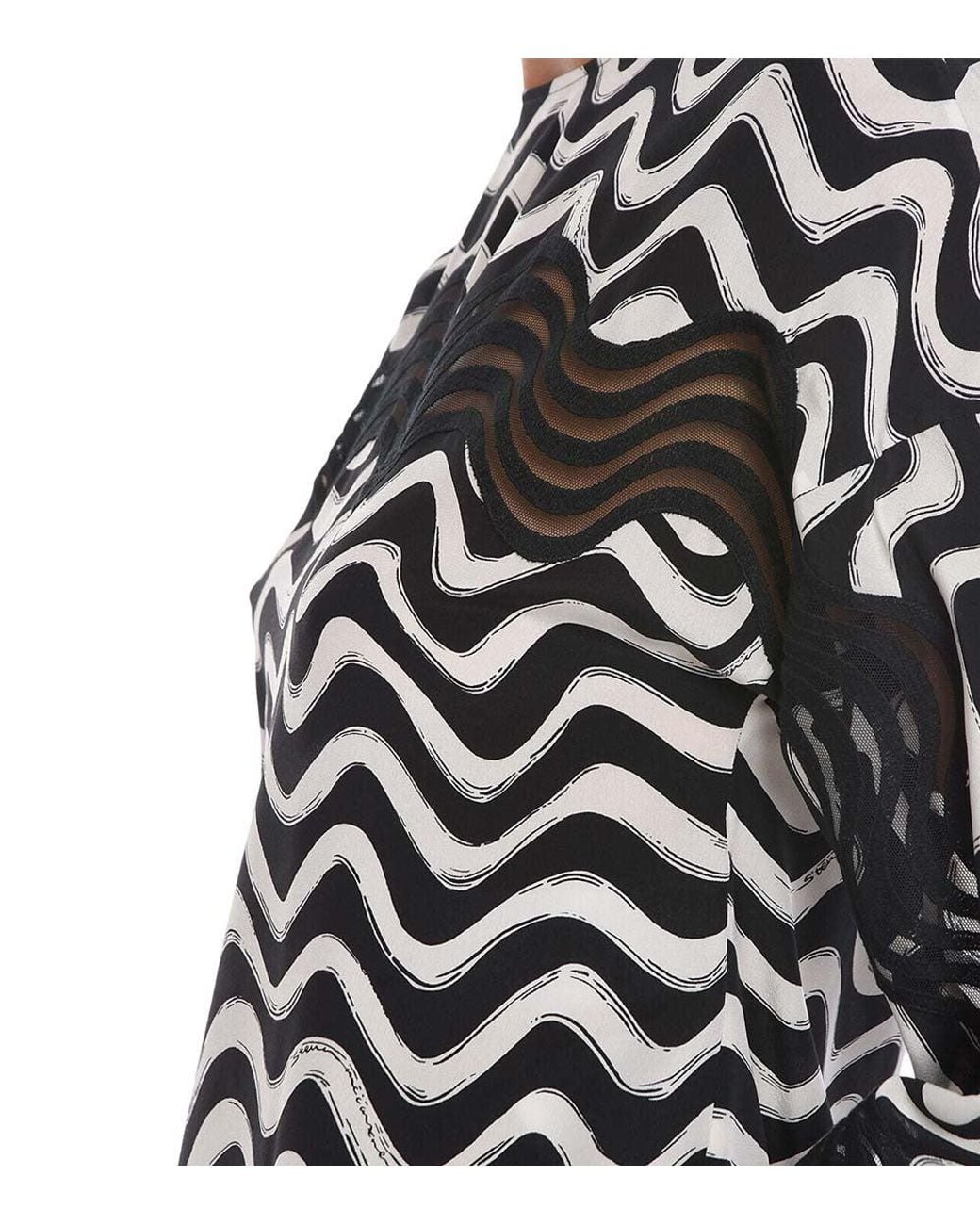 Stella McCartney Blackwhite Crew Neck Top