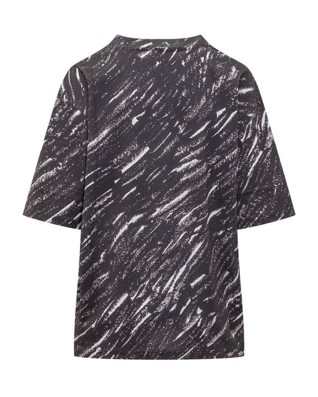 Marni Gray Logo Graphic T-Shirt