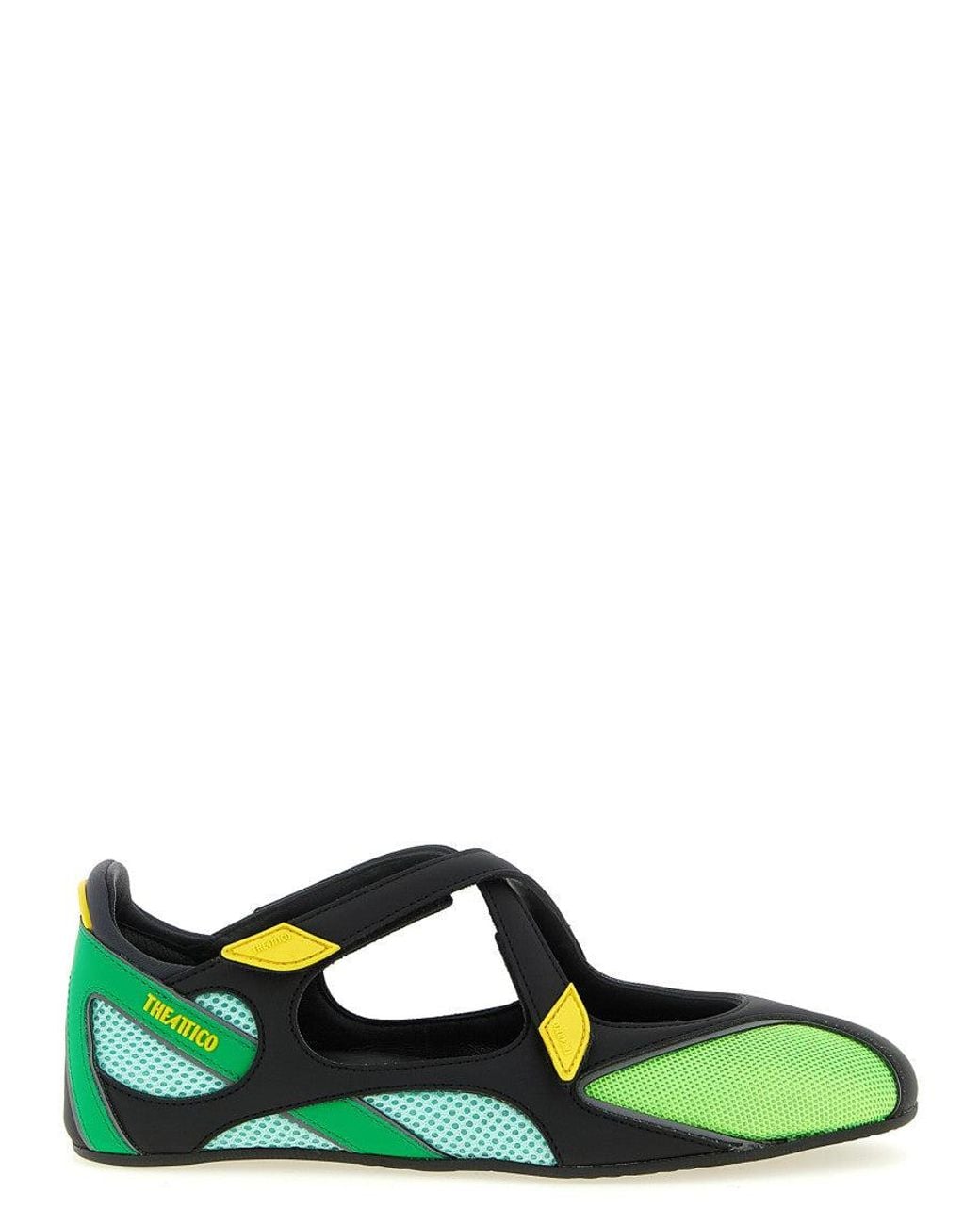The Attico Green Floor 01 Ballet Flat