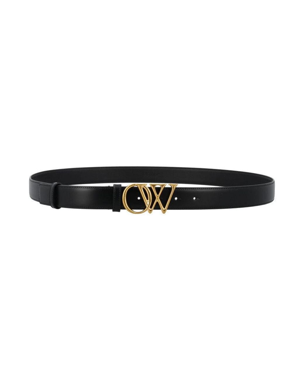 Off-White c/o Virgil Abloh Black Ow Initials Belt for men