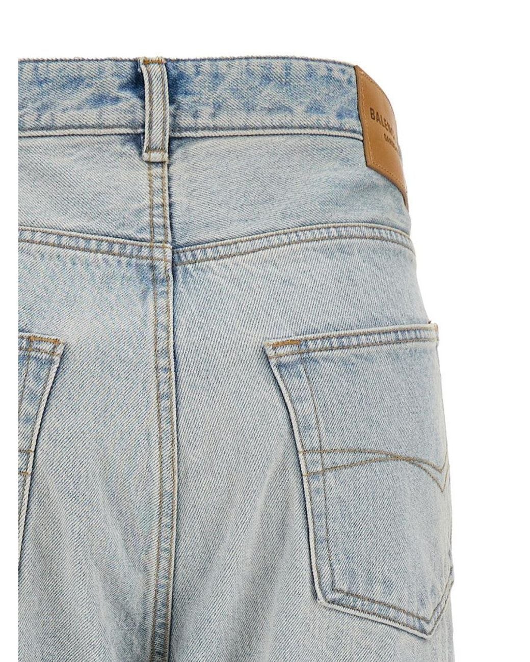 Balenciaga Blue Light Flared Jeans