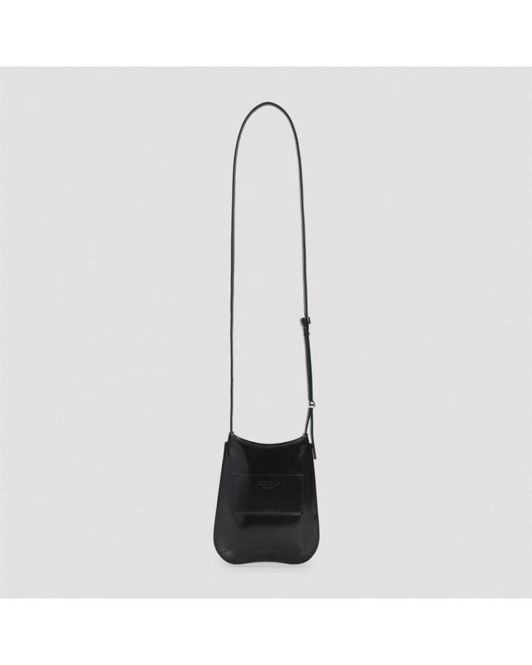 Jacquemus Black The Bisou Mini Crossbody Bag for men