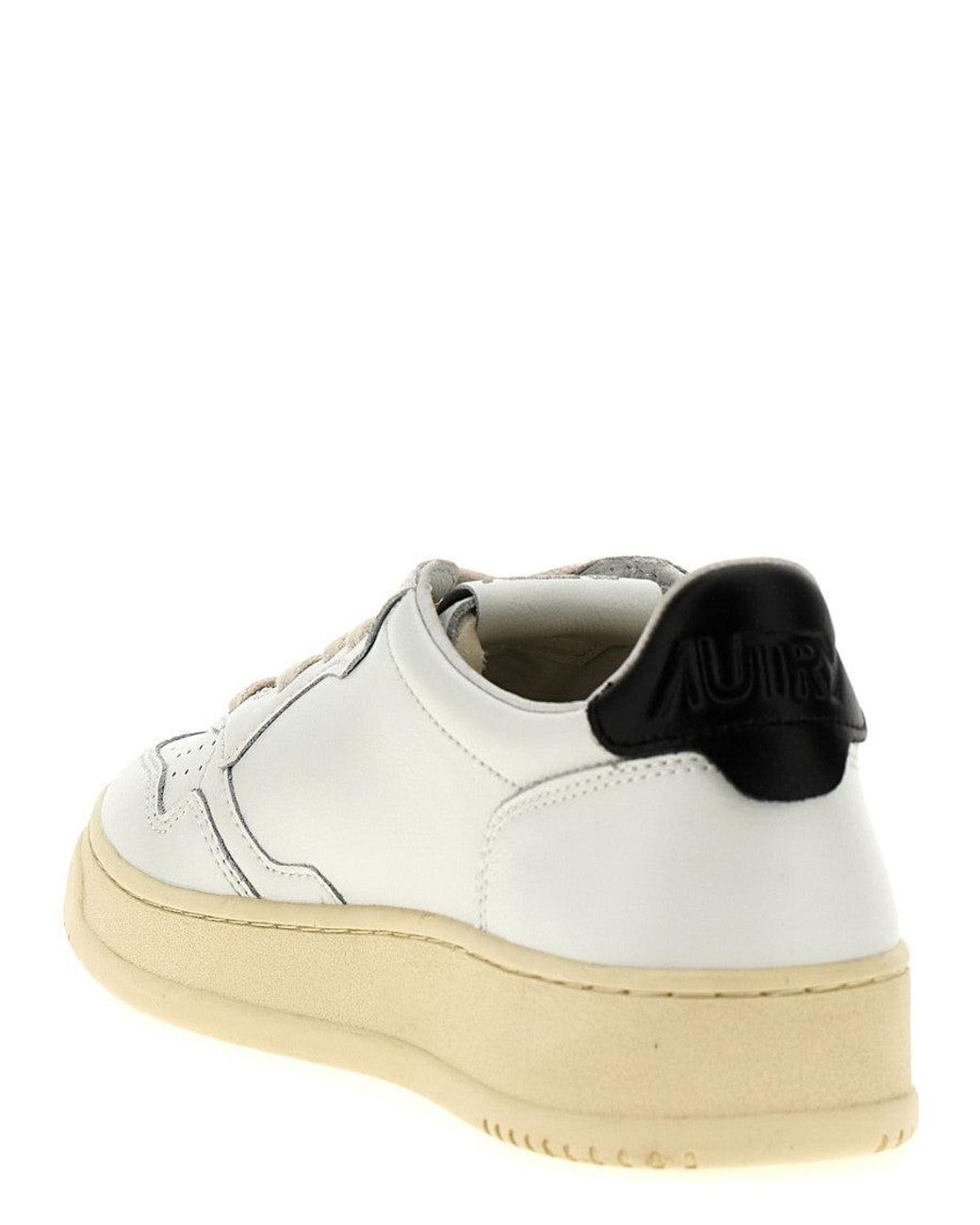 Autry White 'Medalist' Sneaker for men