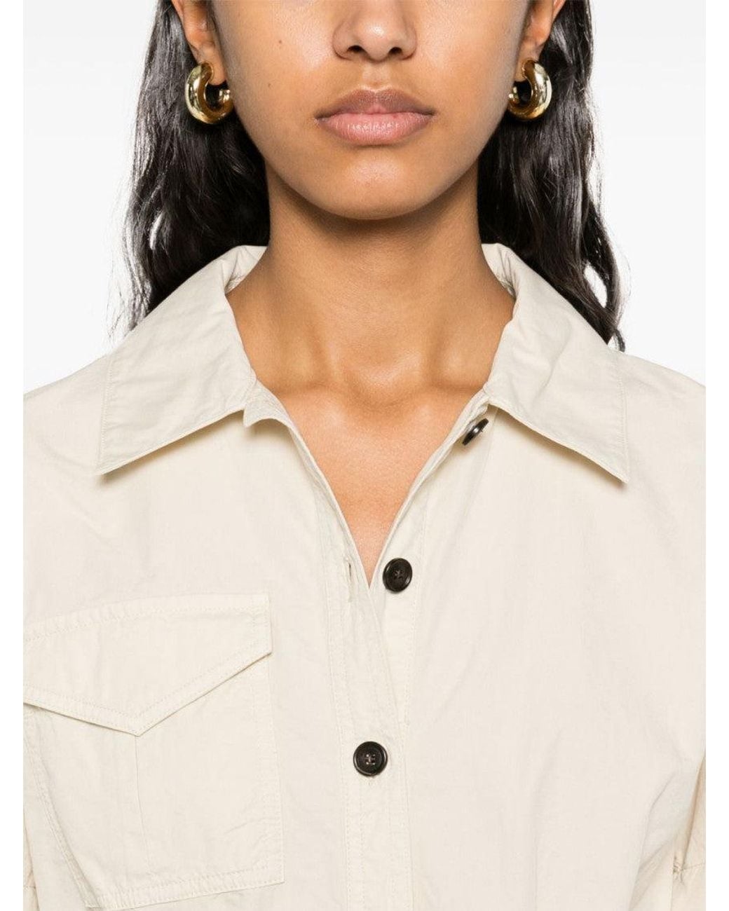 Woolrich Natural Cotton Shirt Dress