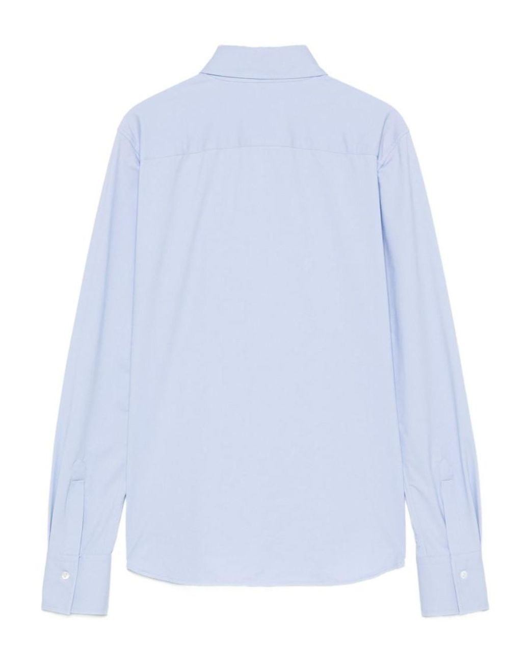 Xacus Blue Regular Solid Shirt