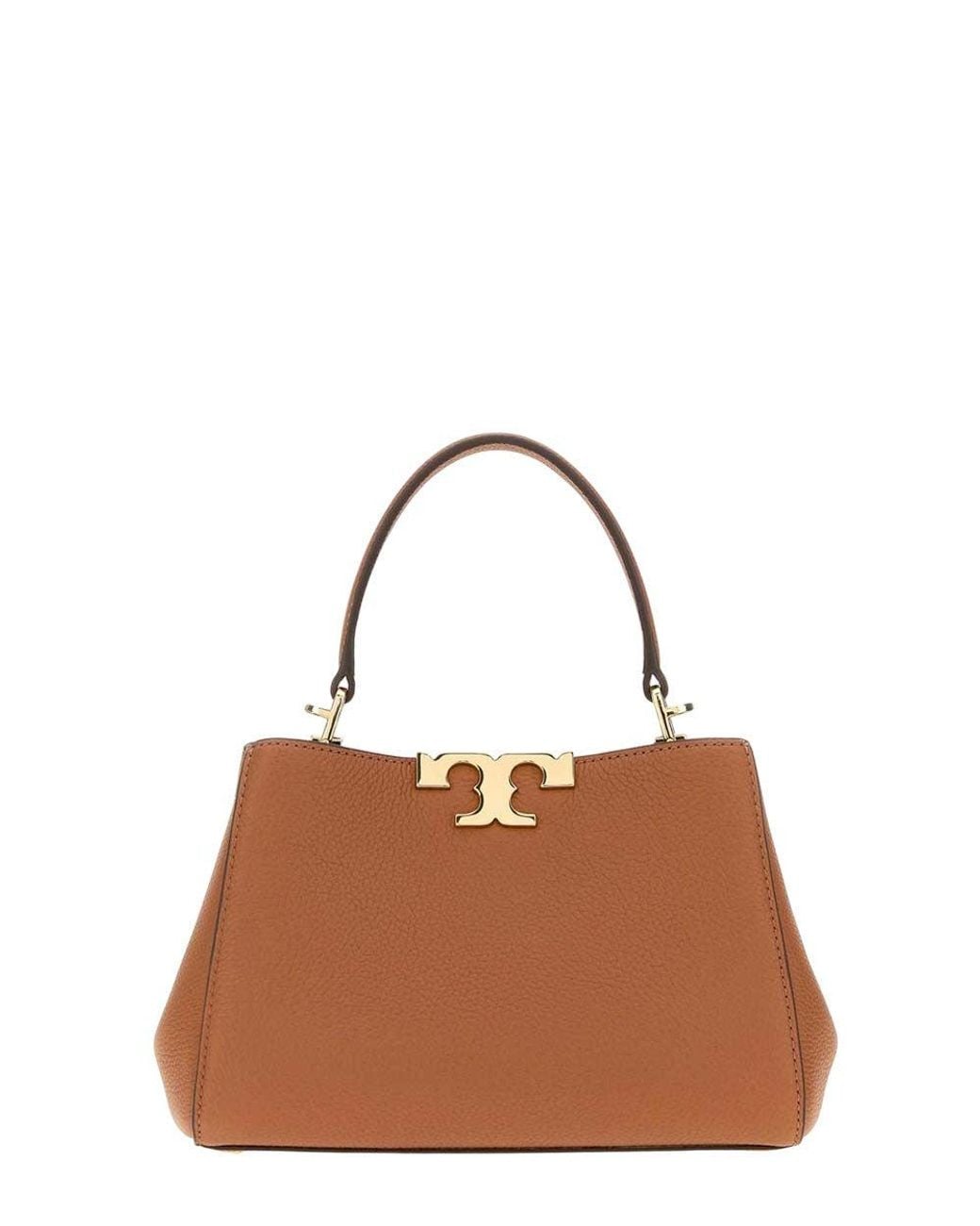 Tory Burch Brown Tan Eleanor Mini Satchel