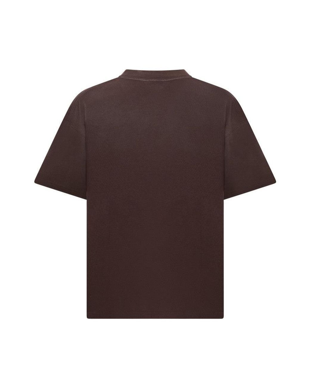 Represent Brown Crew Neck T-Shirt for men