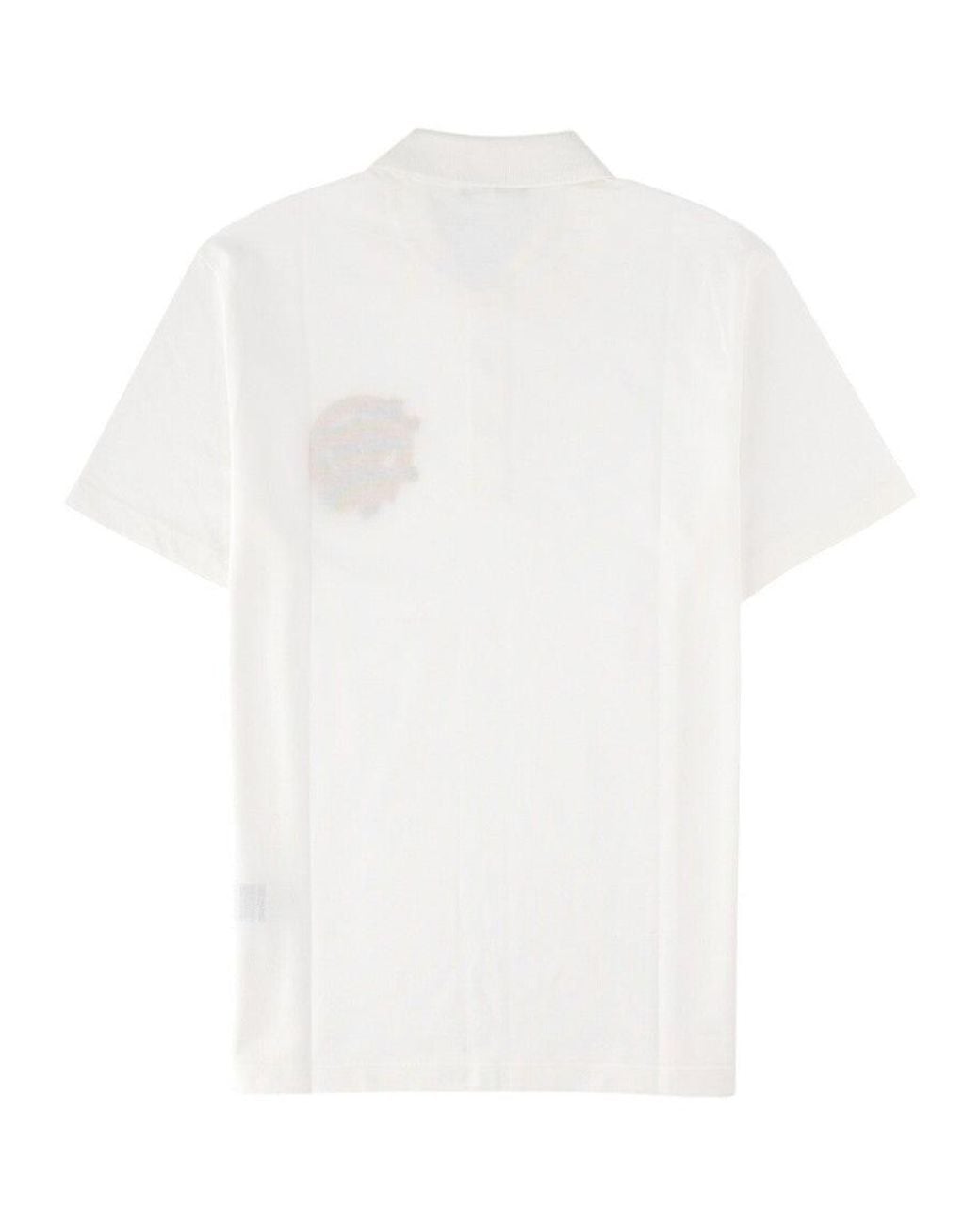 Versace White Regular Logo Polo for men
