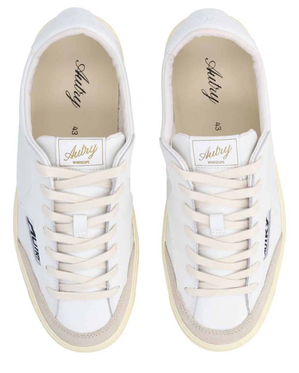 Autry White Sneakers Windscape Low for men