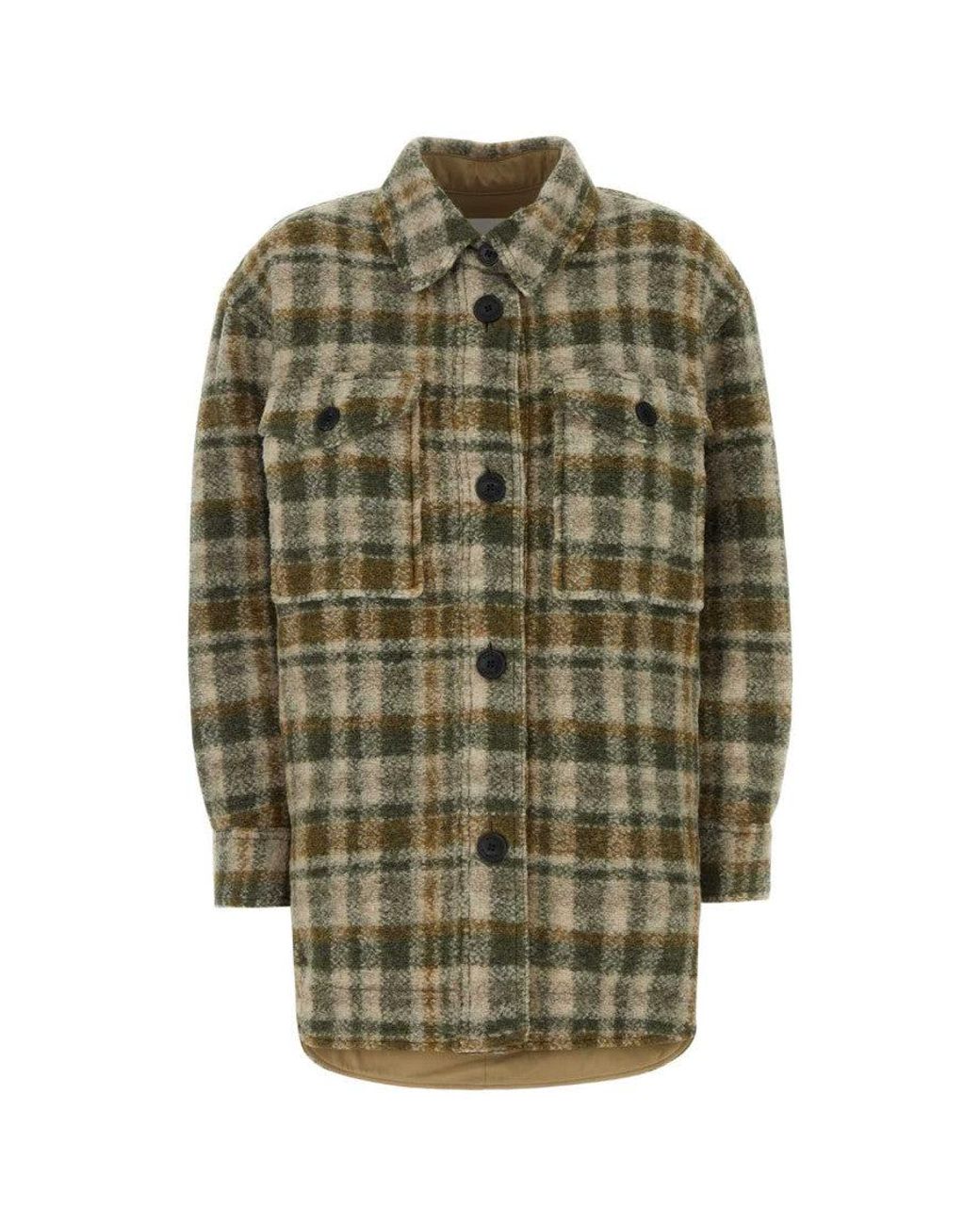 Isabel Marant Green Harveli Coat