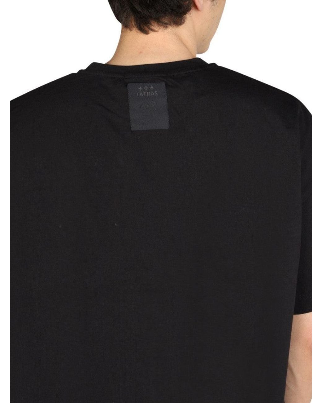 Tatras Black Crew Neck T-Shirt for men