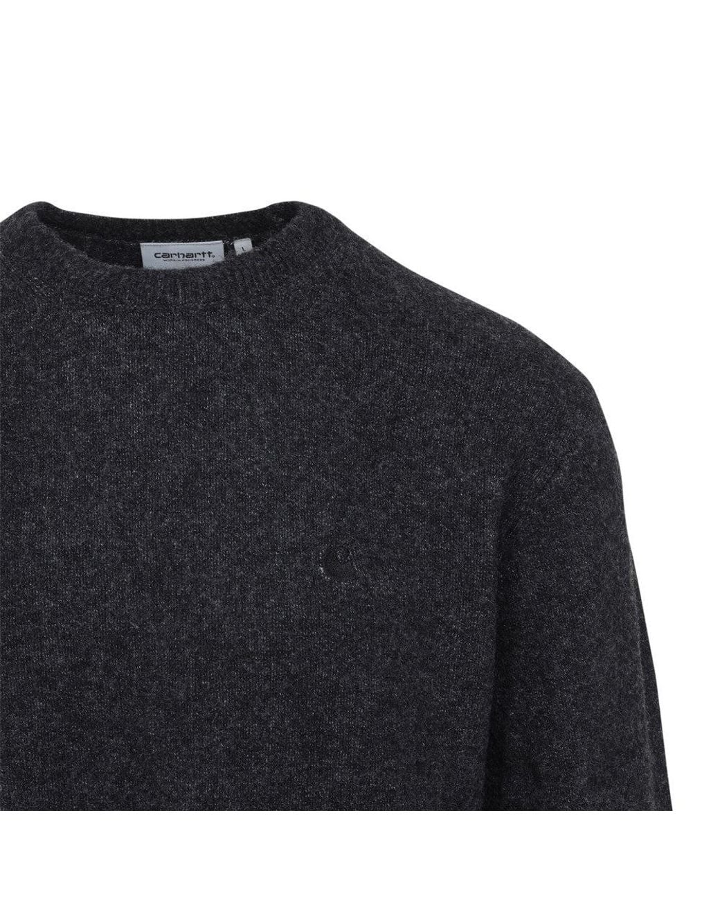 Carhartt Blue Knitted Regular Sweater for men