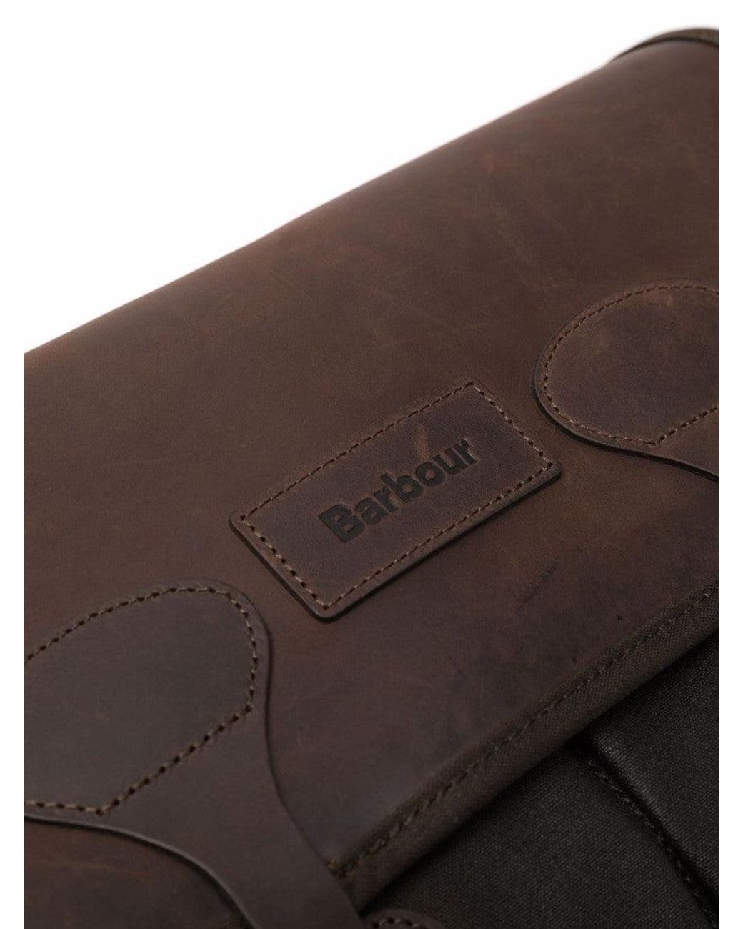 Barbour Black Tarras Messenger Bag for men