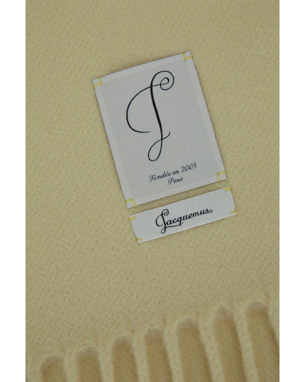 Jacquemus Green Light Logo Scarf