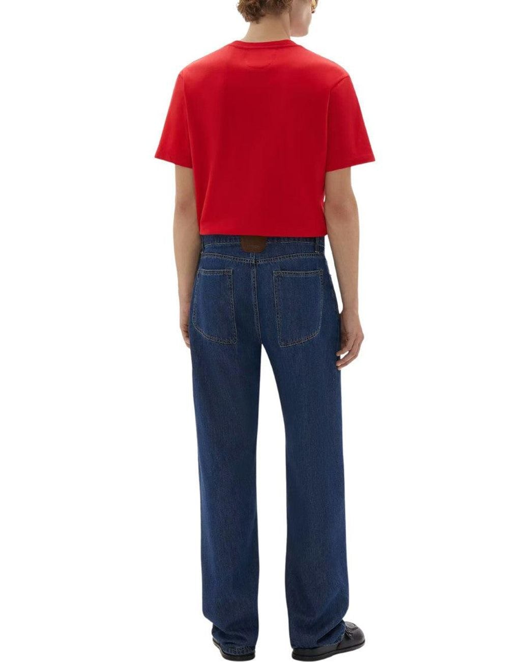 Ferrari Red Crew Neck T-Shirt for men