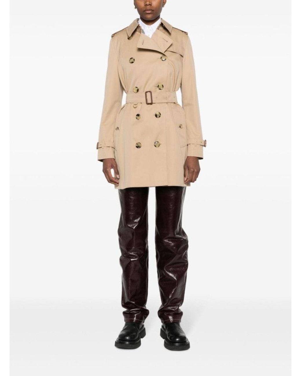 Burberry Natural Cotton Trench Coat