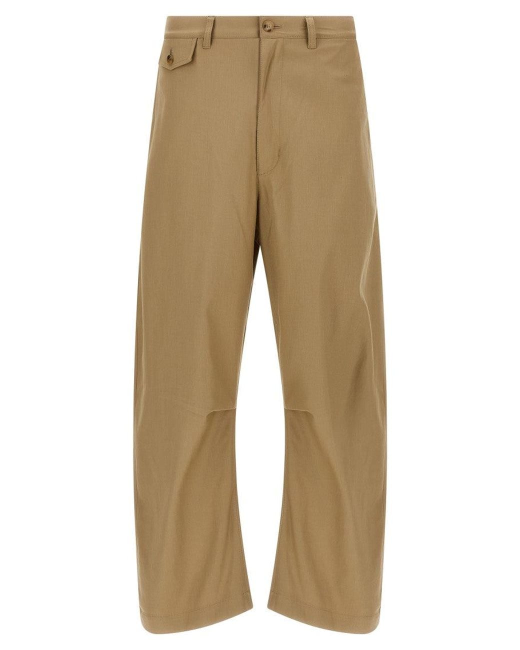 Comme des Garçons Natural Curved Leg Pants for men