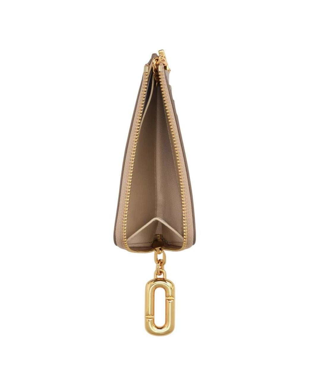 Marc Jacobs Natural Solid Zip Wallet