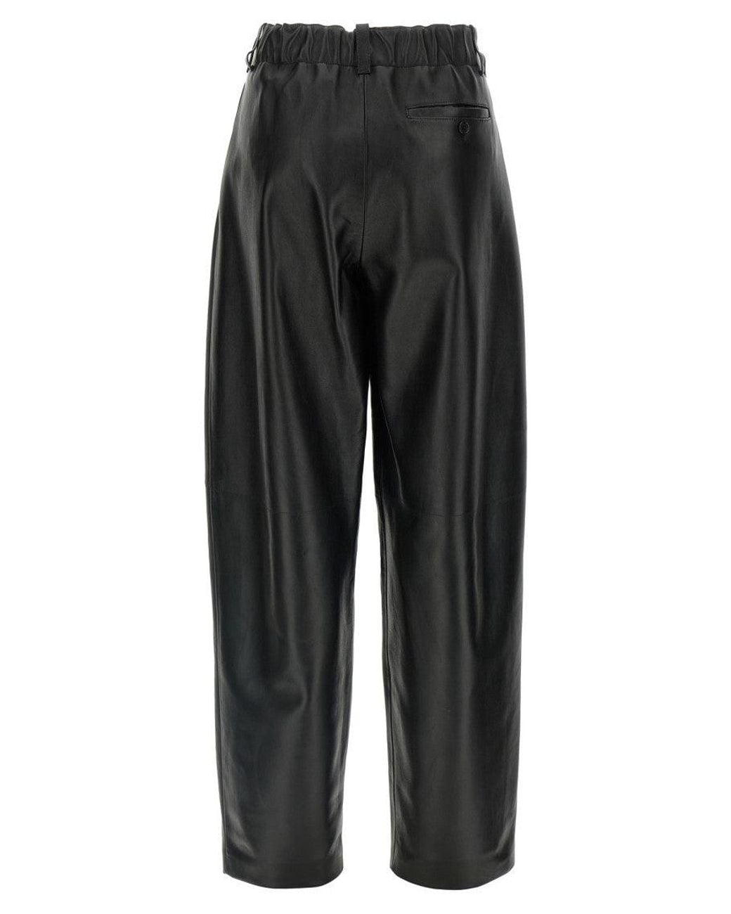 Givenchy Black Lambskin Leather Trousers